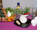 Foto del paso 1 de la receta: Tartas vegetales y ensalada de rúcula con tomates confitados para desayuno 