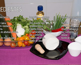 Foto del paso 1 de la receta: Tartas vegetales y ensalada de rúcula con tomates confitados para desayuno 