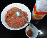 A picture of step 3 of Homemade Meatballs in Sauce with French Fries.
