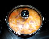 A picture of step 9 of Homemade Meatballs in Sauce with French Fries.