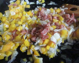 Foto del paso 2 de la receta: Tartita tostada rellena de calabaza, jamón serrano y queso