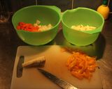 Foto del paso 3 de la receta: Penne rigatta caseros, con salsa multicolor!!!