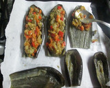 Foto del paso 5 de la receta: Berenjenas rellenas con verduras y ricotta