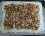 Foto del paso 1 de la receta: Tarta quebrada rellena de carne de cerdo