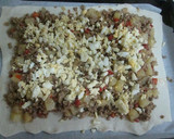 Foto del paso 2 de la receta: Tarta quebrada rellena de carne de cerdo