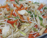 Foto del paso 5 de la receta: Salteado de pollo con verduras, jengibre y semillas