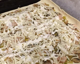 Foto del paso 6 de la receta: Empanada de puerros, champiñones y jamón