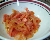 Foto del paso 2 de la receta: Ensalada tibia con tomate corazón de buey (cor de bou) y judías