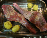 Foto del paso 1 de la receta: Cabrito asado al horno, con patatitas y manzanas