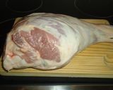 Foto del paso 1 de la receta: Cordero relleno con tortilla y frutos secos