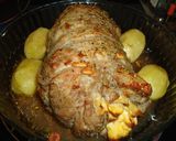 Foto del paso 6 de la receta: Cordero relleno con tortilla y frutos secos