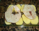 Foto del paso 2 de la receta: Rosada al horno con cebolla y patatas