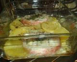 Foto del paso 4 de la receta Rosada al horno con cebolla y patatas