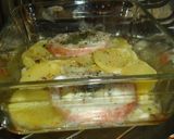 Foto del paso 4 de la receta: Rosada al horno con cebolla y patatas