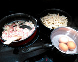 Foto del paso 4 de la receta: Guisantes con jamón, huevo y patatas
