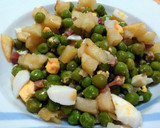 Foto del paso 10 de la receta: Guisantes con jamón, huevo y patatas