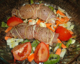Foto del paso 5 de la receta: Rollitos rellenos de pollo a las finas hierbas