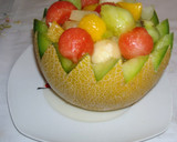 Foto del paso 4 de la receta: Melón relleno al cava