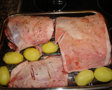 Foto del paso 2 de la receta: Asado de cordero al horno con patatas