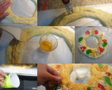 Foto del paso 9 de la receta: Roscón de reyes con masa madre y relleno de mazapán
