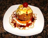 Foto del paso 3 de la receta: Manzanas rellenas de crema catalana