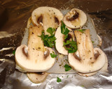 Foto del paso 4 de la receta: Bacalao y champiñones en papillotte