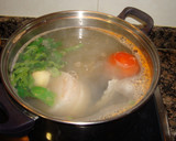 Foto del paso 4 de la receta: Sopa de merluza y almejas (light)