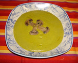 Foto del paso 4 de la receta: Crema de calabaza y champiñones con acelgas