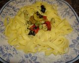 Foto del paso 5 de la receta: Fetuccini con sepietas y calabacín