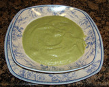 Foto del paso 2 de la receta: Crema de brócoli y acelgas con mouse de queso a las finas hierbas