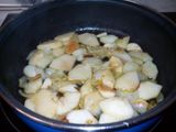 Cinta de lomo en salsa de cebolla y manzana