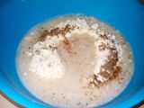 Hogaza de pan con semilla de lino