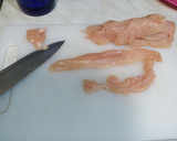 Foto del paso 1 de la receta: Rollitos de pollo con salsa de chocolate
