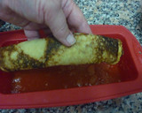 Foto del paso 5 de la receta: Flan relleno de panqueques de dulce de leche