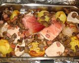 Foto del paso 5 de la receta: Solomillo de cerdo asado al jamón