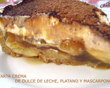 Foto del paso 11 de la receta: Tarta crema de dulce de leche, plátano y mascarpone