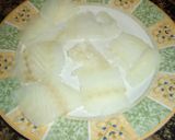 Foto del paso 1 de la receta: Tostada de carpaccio de bacalao y tomate