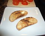 Foto del paso 2 de la receta Tostada de carpaccio de bacalao y tomate
