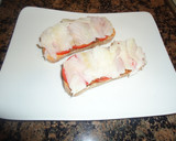 Foto del paso 3 de la receta: Tostada de carpaccio de bacalao y tomate