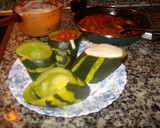 Foto del paso 1 de la receta: Calabacines rellenos de salchichas