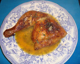 Foto del paso 3 de la receta: Pollo al horno con naranjas y cerveza