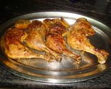 Foto del paso 7 de la receta: Muslos de pollo asados al limón con pimiento asado
