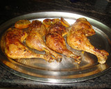 Foto del paso 7 de la receta: Muslos de pollo asados al limón con pimiento asado