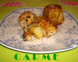 Foto del paso 5 de la receta: Pollo asado con manzanas