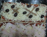 Foto del paso 8 de la receta: Pizza integral de tres sabores
