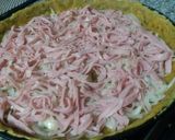 Foto del paso 2 de la receta: Tarta de cebolla, jamón y muzzarella