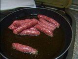 Salchichas al vino