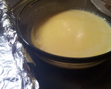 Foto del paso 1 de la receta: Tarta de galletas, flan y chocolate (sin azúcar)