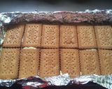 Foto del paso 3 de la receta: Tarta de galletas, flan y chocolate (sin azúcar)