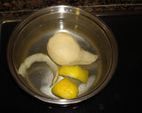 Foto del paso 1 de la receta: Peras chocolateadas con licor